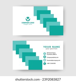 business card modern design vector template.