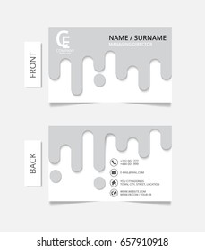 Business card modern design.VECTOR EPS10