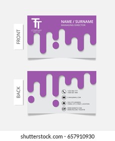 Business card modern design.VECTOR EPS10
