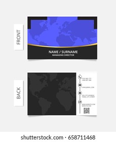 Business card modern design.VECTOR EPS10