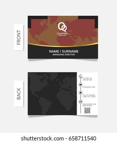 Business card modern design.VECTOR EPS10