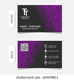 Business card modern design.VECTOR EPS10