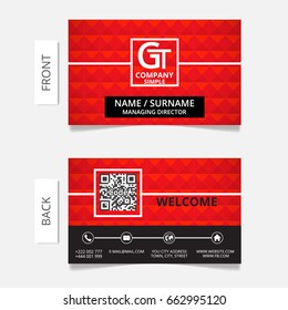 Business card modern design.VECTOR  EPS10