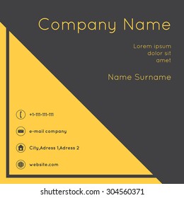 Business card modern simple style template,pattern. Banner of company. Vector EPS8