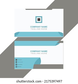 Business Card, Modern Business Card Template, Minimalist and Clean Business Card