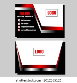 business card modern template vector perfect for your company