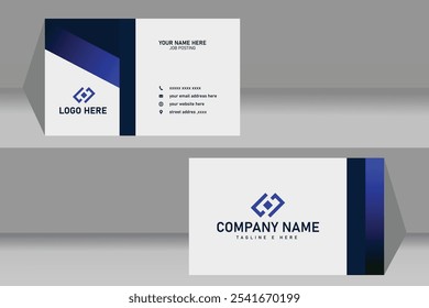 Business Card Moderne Vactor kreative Unternehmen Branding Corporate Print Premium persönliche Kommunikation und saubere Visitenkarte Vorlage.