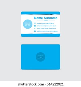 Business card modern vector design