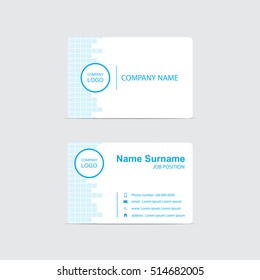 Business card modern vector design