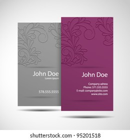 Business Card Monochrome Stylish And Modern Business Card