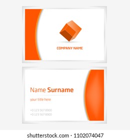 Business card and name card