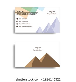 business card name template vector