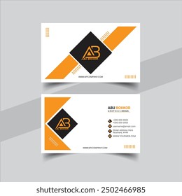 Business Card for Own Business. Simple Business Card Layout