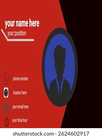 a business card or a personal card