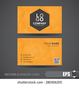 business card  polygonal texture background 