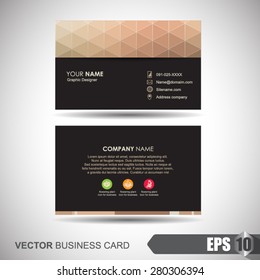 business card  polygonal texture background 