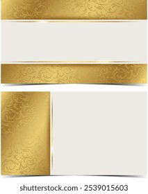 Business card. Premium luxury VIP card design template. Vector.