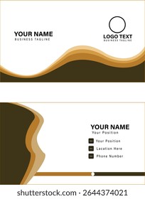 Business card Premium quality vector design
