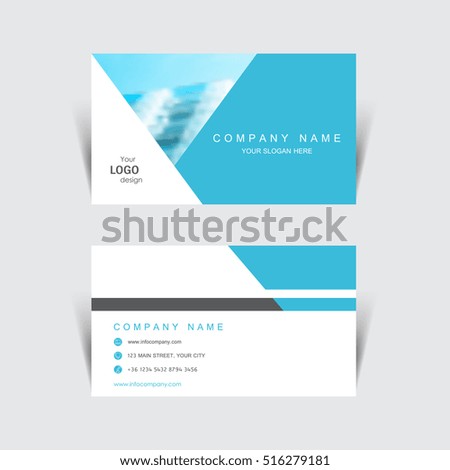 business card print template design vector stock vector royalty