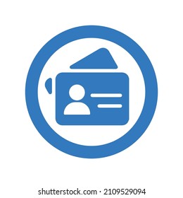 Business card or profile icon