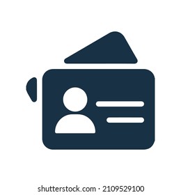 Business card or profile icon