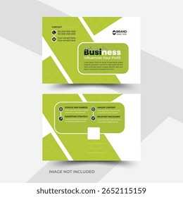 Business card promoting business influence and profit