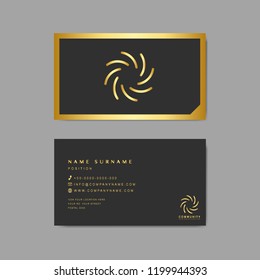 Business card sample design template