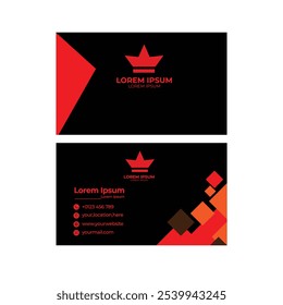 A business card serves as a vital networking tool that encapsulates your professional identity and leaves a lasting impression. Designed with a sleek and modern aesthetic, the front of the card promin