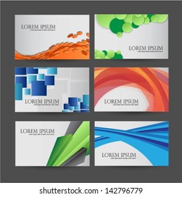 business card set
