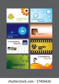 Business card set
