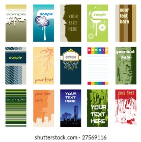 Business card set