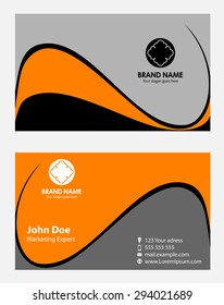 Business card set 