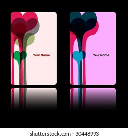 Business card set