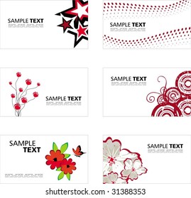 Business card set