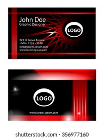 Business card set
