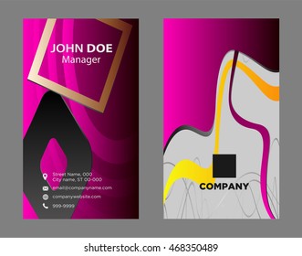 Business card set
