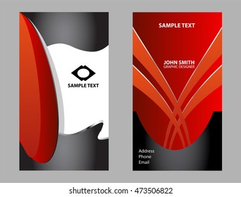 Business card set
