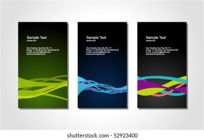 Business card set