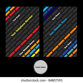 Conjunto de tarjetas de presentación