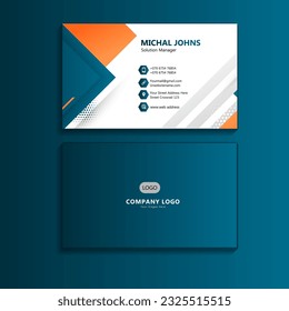 Business card set creative and clean business card template
