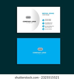 Business card set creative and clean business card template
