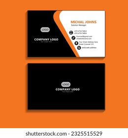 Business card set creative and clean business card template
