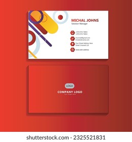 Business card set creative and clean business card template

