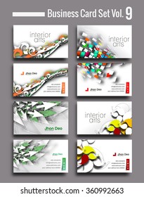 Business Card Set , Elements for Vector Design.