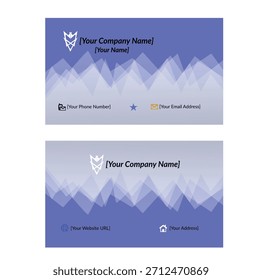 business card set , business card template Creative Business Card Template Pro Vector ,Two Sided Professional Business Card Design