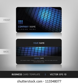 Business Card Set. Vector illustration. EPS10