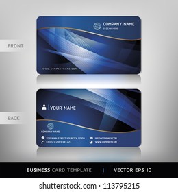 Business Card Set. Vector illustration.