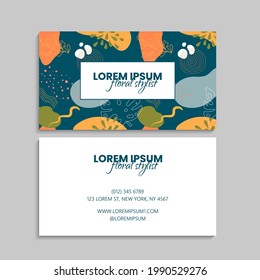 Business Card Set. Vektorgrafik. EPS10