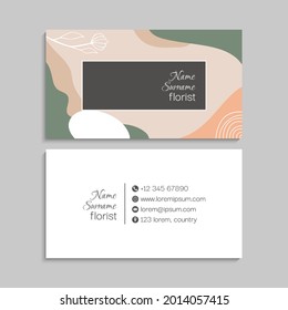 Business Card Set. Vektorgrafik. EPS10