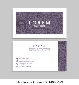 Business Card Set. Vektorgrafik. EPS10